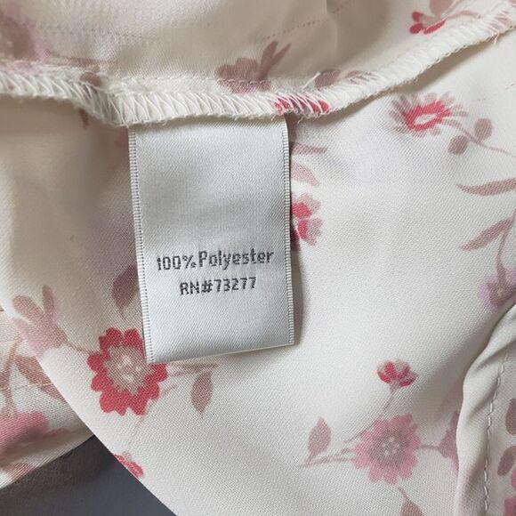 Pretty Lauren Conrad Bow Front Sleeveless Top womens size XL Casual Blouse - Picture 7 of 7